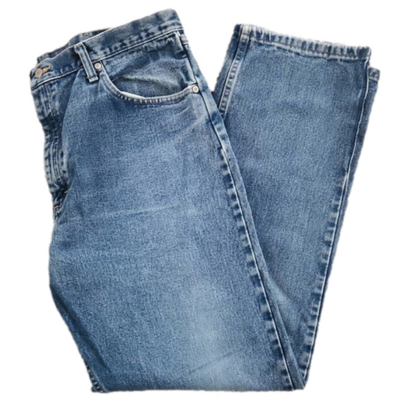 Wrangler Blue 38×34 Straight Leg Jeans - Picture 2 of 8